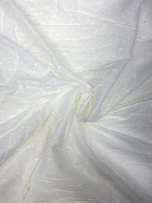 Cotton Small Butti ( 44" Inch Width ) Ready to Dye Fabrics